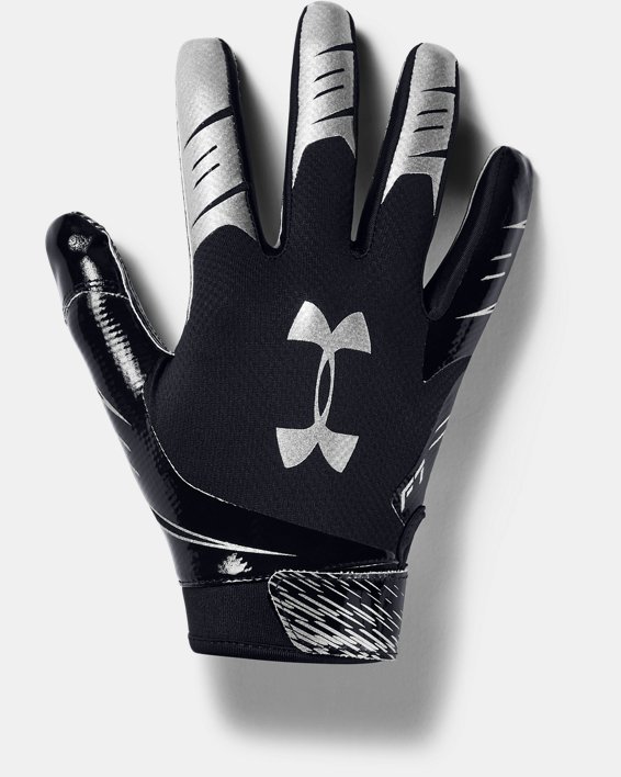 Men's UA F7 Football Gloves, Black, pdpMainDesktop image number 0